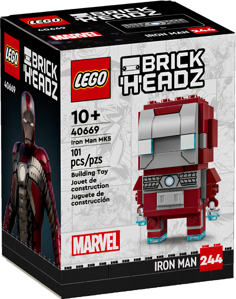 Конструктор LEGO 40669 BrickHeadz Железный Человек MK5